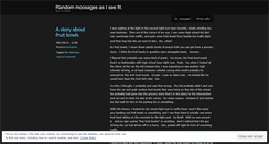 Desktop Screenshot of moosages.moosephysh.com